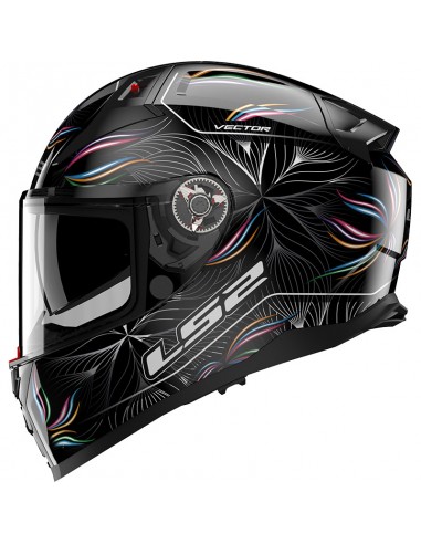 Ls2 Vector 2 Tropical Helmet Black White