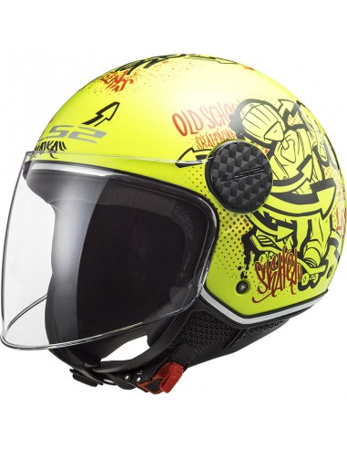 Ls2 Sphere Lux Skater Helmet Hv Yellow