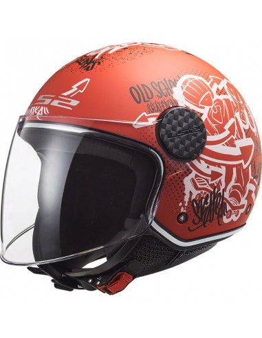 Ls2 Sphere Lux Skater Helmet Matt Red