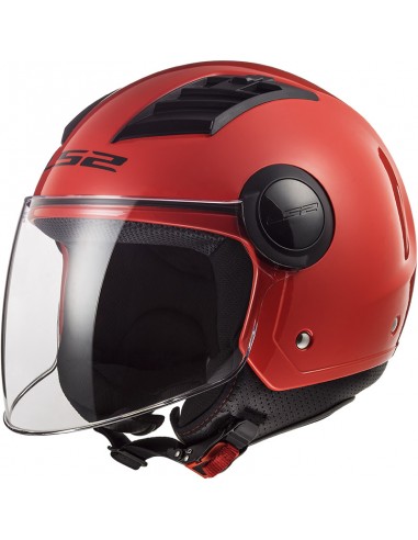 Ls2 Airflow L Of562 Solid Helmet Red