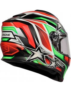 Casco Integral Transp Infantil Niño Niña Dot Blanco Dino Kid