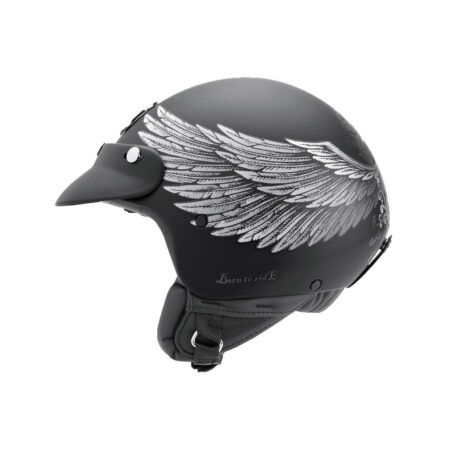 NEXX SX.60 EAGLE RIDER NEGRO/PLATA MT