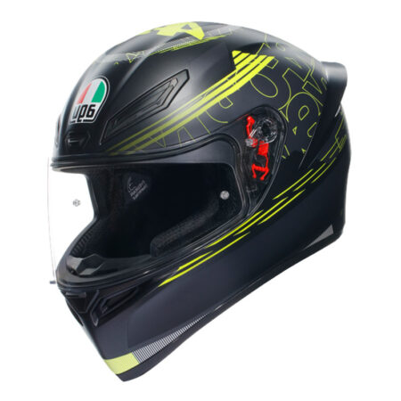 AGV K1 S E2206 TRACK 46 NEGRO/AMARILLO