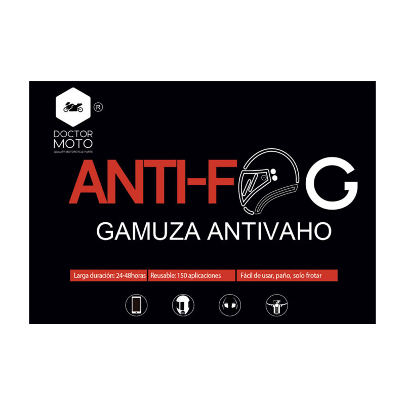 GAMUZA ANTIVAHO PANTALLA CASCO DOCTOR MOTO