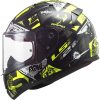 LS2 FF353 RAPID MINI VIGNETTE NEGRO HI-VIS AMARILLO