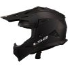 LS2 MX708 FAST II SOLID NEGRO MATE