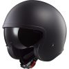 LS2 OF599 SPITFIRE II SOLID NEGRO MATE