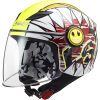 LS2 OF602 FUNNY CRUNCH BLANCO HI-VIS AMARILLO