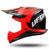 UFO HE13600 MOTOCROSS KOREY NEGRO/ROJO