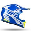 UFO HE157 MOTOCROSS INTREPID AZUL/BLANCO/AMARILLO NEÓN