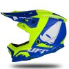 UFO HE169 MOTOCROSS ECHUS AZUL/AMARILLO NEÓN MATE