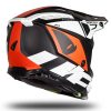 UFO HE171 MOTOCROSS ECHUS NEGRO/NARANJA/BLANCO MATE
