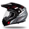 UFO HE178 MOTOCROSS ENDURO ARIES NEGRO/GRIS BRILLANTE