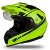 UFO HE179 MOTOCROSS ENDURO ARIES NEGRO/AMARILLO NEÓN MATE