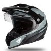 UFO HE180 MOTOCROSS ENDURO ARIES NEGRO/GRIS MATE