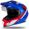 UFO HE181 MOTOCROSS ENDURO ARIES AZUL/ROJO/BLANCO BRILLANTE