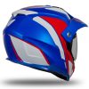 UFO HE181 MOTOCROSS ENDURO ARIES AZUL/ROJO/BLANCO BRILLANTE