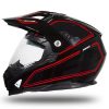 UFO HE182 MOTOCROSS ENDURO ARIES NEGRO/ROJO BRILLANTE