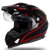 UFO HE182 MOTOCROSS ENDURO ARIES NEGRO/ROJO BRILLANTE