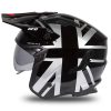 UFO HE184 SHERATAN NEGRO/GRIS/ROJO BRILLANTE