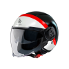 MT VIALE SV 68 UNIT MATE NEGRO ROJO