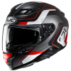 HJC F71 ARCAN NEGRO ROJO
