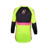 CAMISETA MUJER B-SWIFT SHEYLA ROSA/NEGRO/AMARILLO FLUOR